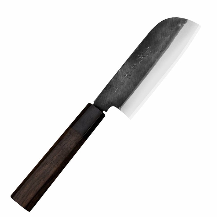 Hideo Kitaoka Shirogami Black Oktagon Japoński Nóż Kamagata Usuba 12cm