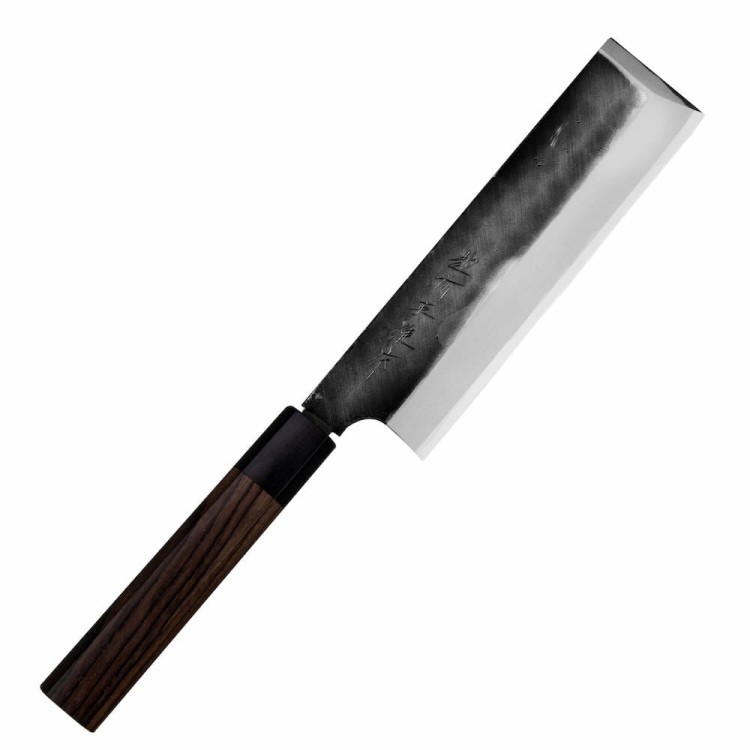 Hideo Kitaoka Shirogami Black Oktagon Nóż Usuba 18cm