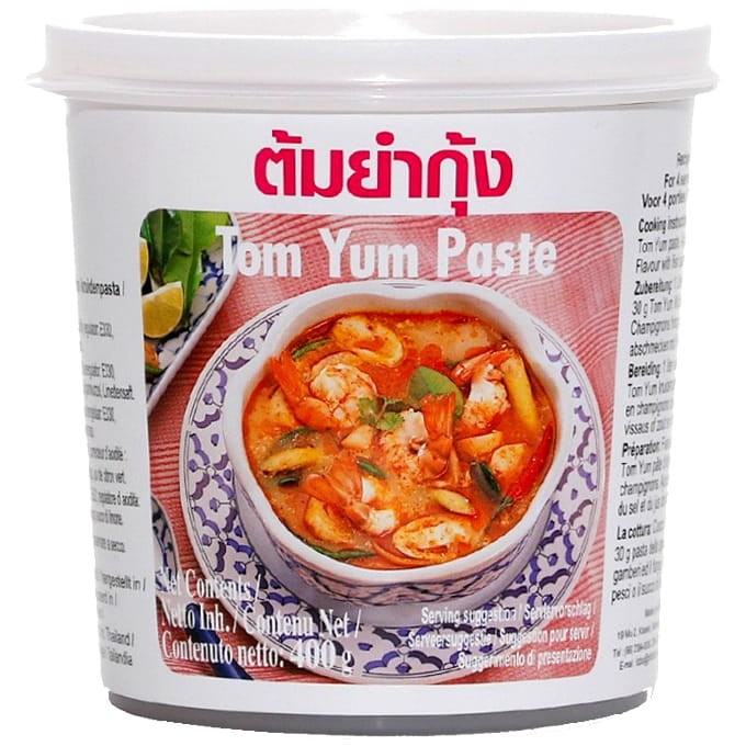 Pasta Tom Yum Do Tajskiej Ostrej Zupy Krewetkowej Ostro Kwaśnej 400g LOBO
