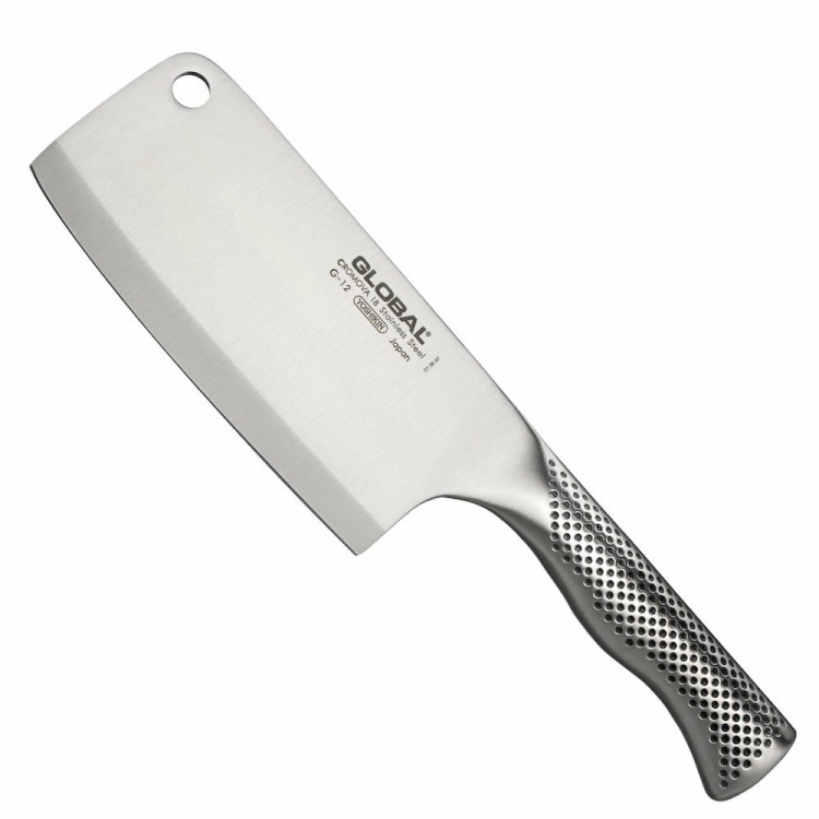 Global Japoński Ostry Tasak Nóż w Stylu Chińskim Do Mięsa 440g 16cm G-12