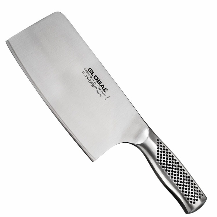 Global Japoński Tasak Nóż w Stylu Chińskim Do Krojenia Siekania 17cm G-49/B