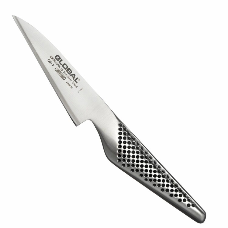 Global Japoński Ostry Nóż Kuchenny Do Obierania Owoców i Warzyw 56-58 HRC 10cm GS-7