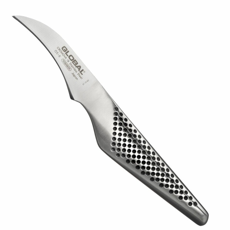 Global Japoński Ostry Nóż Do Obierania Owoców i Warzyw 56-58 HRC 7cm GS-8