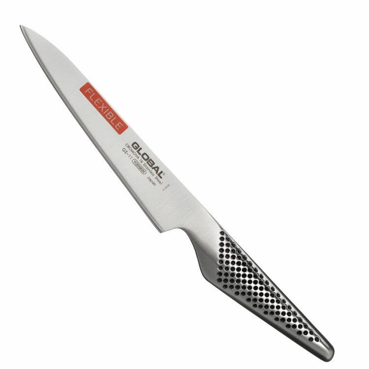 Global Japoński Elastyczny Nóż Kuchenny Uniwersalny 56-58 HRC 15cm GS-11