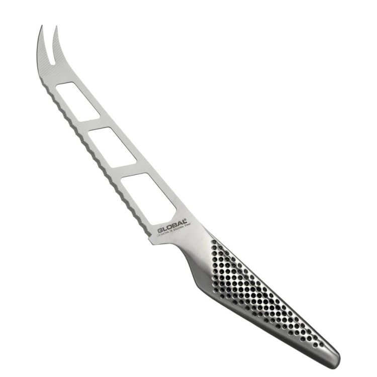 Global Japoński Ostry Nóż Kuchenny Do Sera 56-58HRC Cheese Knife 14cm GS-10