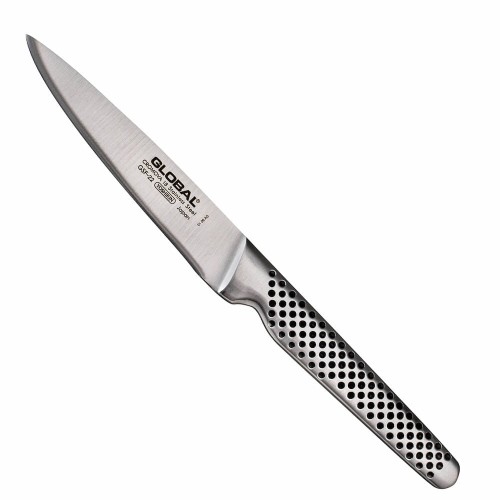 Global Japoński Ostry Nóż Kuchenny Uniwersalny Do Owoców Warzyw 56-58 HRC 11cm GSF-22