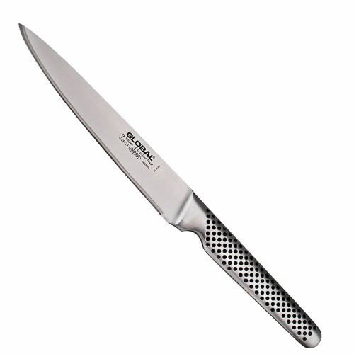 Global Japoński Ostry Nóż Kuchenny Uniwersalny Do Owoców Warzyw 56-58 HRC 15cm GSF-24