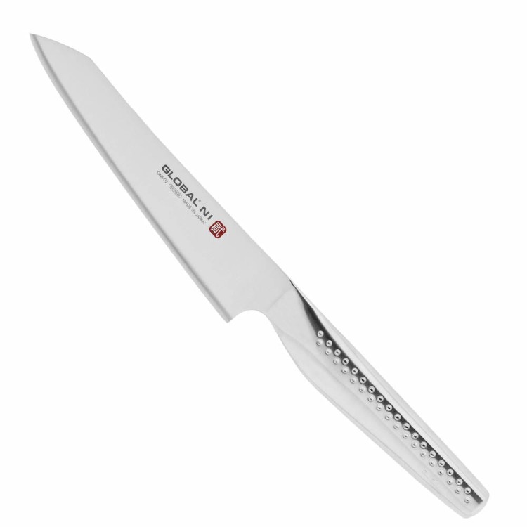 Global NI Japoński Ostry Nóż Kuchenny Uniwersalny 56-58 HRC 14cm GNS-02