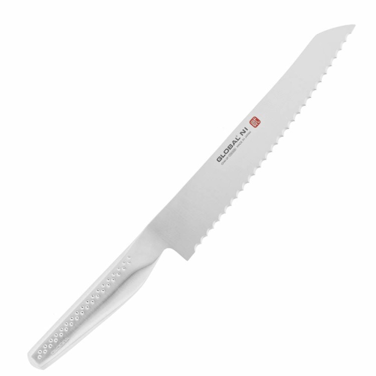 Global NI Japoński Nóż Kuchenny Do Pieczywa Chleba Bułek 56HRC 21cm GNM-09R