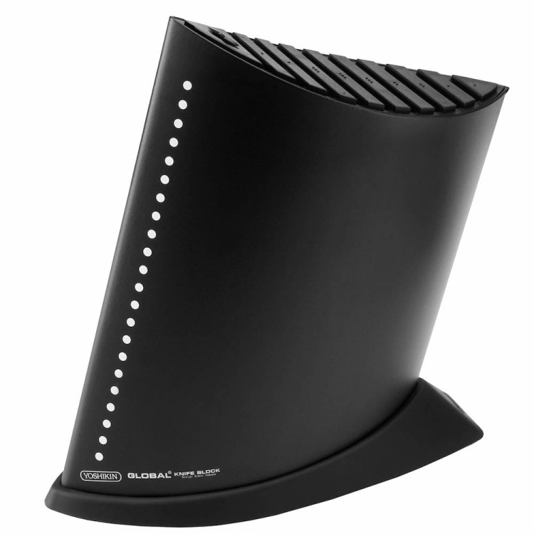 Global Japoński Czarny Blok Na 9 Noży Duży w Kształcie Żaglowca GKB-52CB