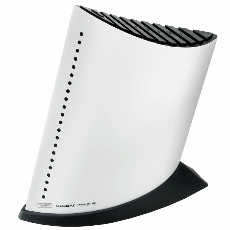 Global Japoński Biały Blok Na 9 Noży Duży w Kształcie Żaglowca GKB-52CW