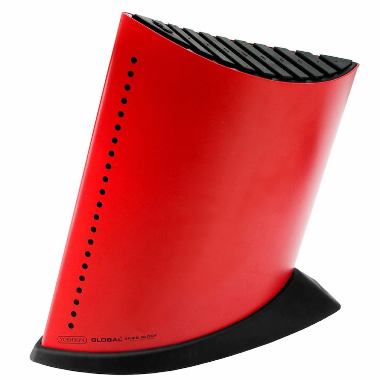 Global Japoński Czerwony Blok Na 9 Noży Duży w Kształcie Żaglowca GKB-52CR