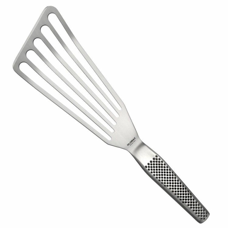 Global Japońska Łopatka Cedzakowa Szeroka Stal Nierdzewna GS-27