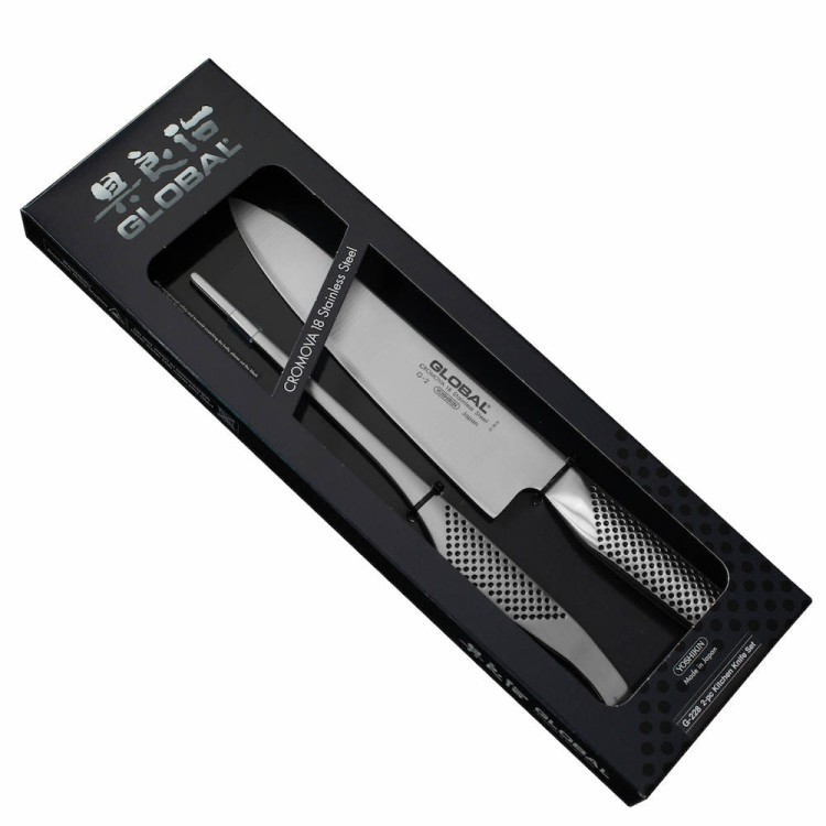 Global Zestaw Nóż + Penseta G-2 + GS-28