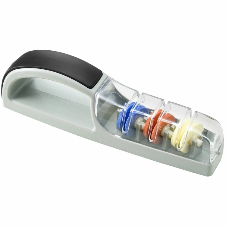 Global MinoSharp Plus 3 Japońska Ceramiczna Ostrzałka Wodna Do Noży 550 Szaro-Czarna 550/GB