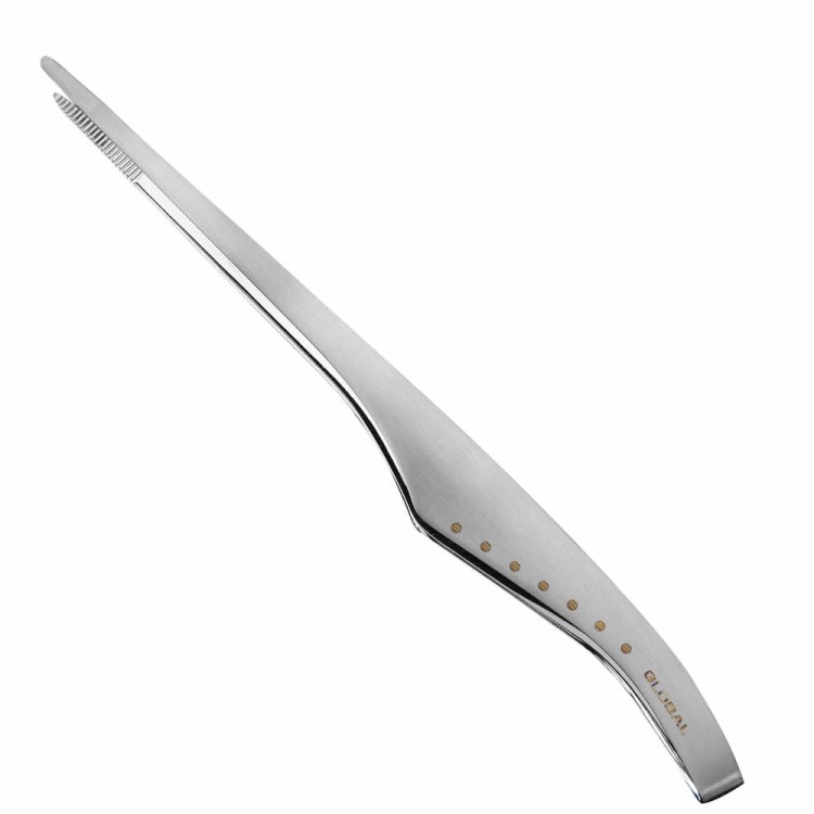 Global Japońska Pęseta Kuchenna 20cm Stal Nierdzewna GS-107