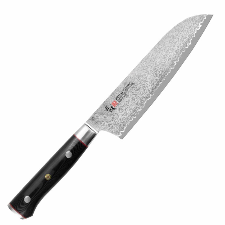 Mcusta Zanmai VG-10 Pro Zebra Japoński Nóż Kuchenny Santoku Do Warzyw 18cm