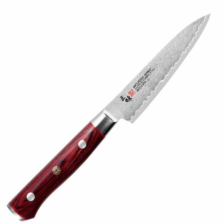 Mcusta Zanmai VG-10 Pro Flame Japoński Nóż Kuchenny Uniwersalny 61 HRC 11cm