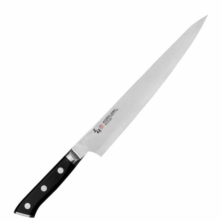 Mcusta Zanmai Classic Damascus VG-10 Pakka Japoński Ostry Nóż Sujihiki 24cm
