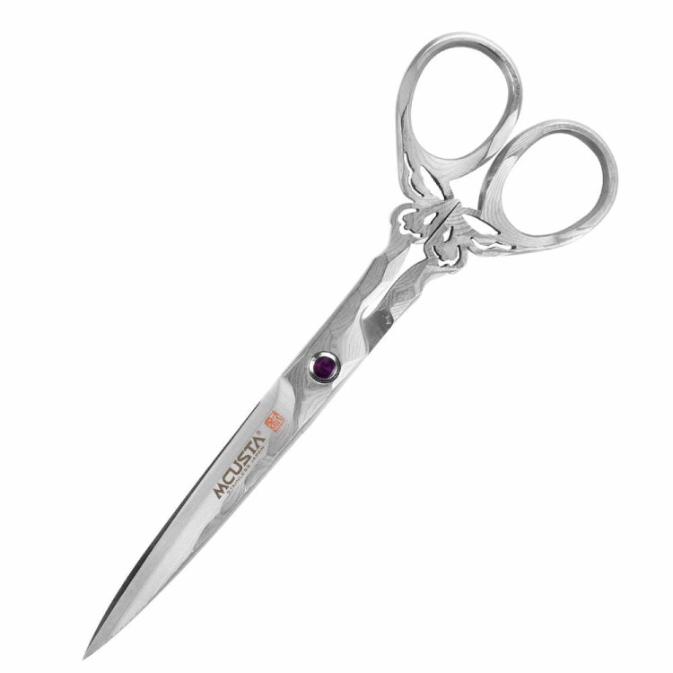 Mcusta Butterfly Damascus VG-10 Japońskie Ostre Nożyczki Kuchenne DDB-170D