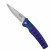 Mcusta Zanmai Katana VG-10 Blue/Purple Japoński Ostry Nóż Składany 8,5cm