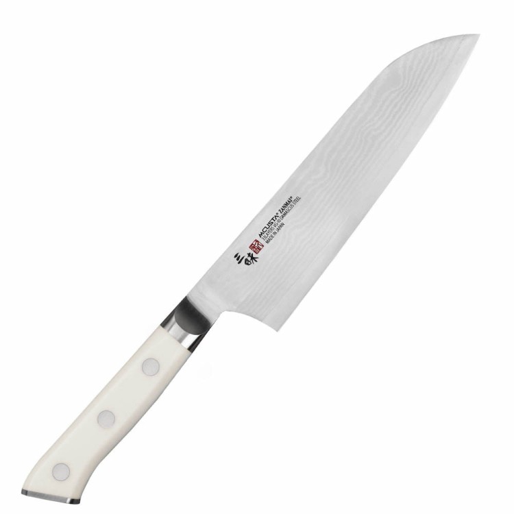 Mcusta Zanmai Classic Damascus VG-10 Corian Japoński Nóż Santoku 18cm