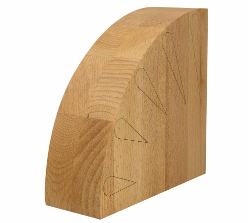 BISBELL Bambusowa Listwa Magnetyczna Bambus Na Noże 36cm 360mm BMKR20-36-BA