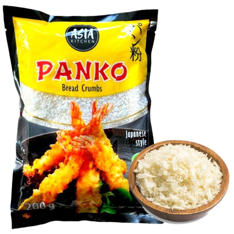 Chrupiąca Gruba Panierka PANKO Chińska Bułka Tarta Crispy Breadcrumbs 200g ASIA KITCHEN