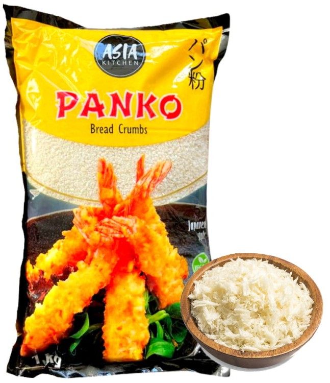 Chrupiąca Panierka Panko Do Mięsa i Krewetek Bułka Tarta Typu Japońskiego 1kg 1000g ASIA KITCHEN