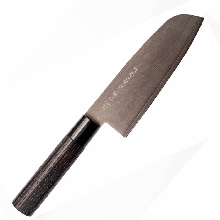 Tojiro Zen Black VG-10 Japoński Ostry Nóż Kuchenny Santoku Do Warzyw 16,5cm