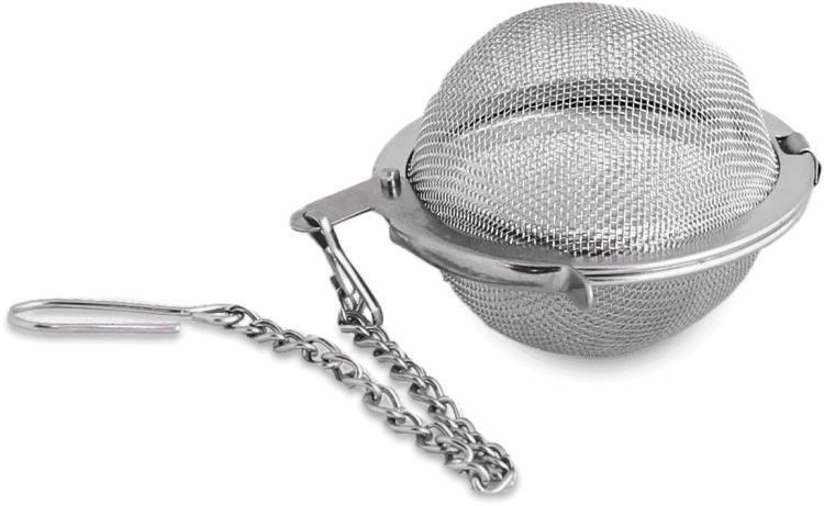 Zaparzacz Sitko Do Herbaty i Ziół Stalowa Kula 4,5cm z Łańcuszkiem ROYAL TEA