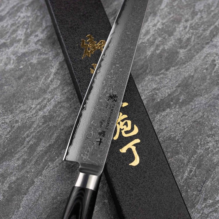 Tamahagane Kyoto VG-5 Japoński Nóż Do Filetowania Sujihiki 61 HRC 27cm