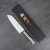 Tamahagane Bamboo VG-5 Japoński Nóż Kuchenny Santoku Do Warzyw 61HRC 17,5cm