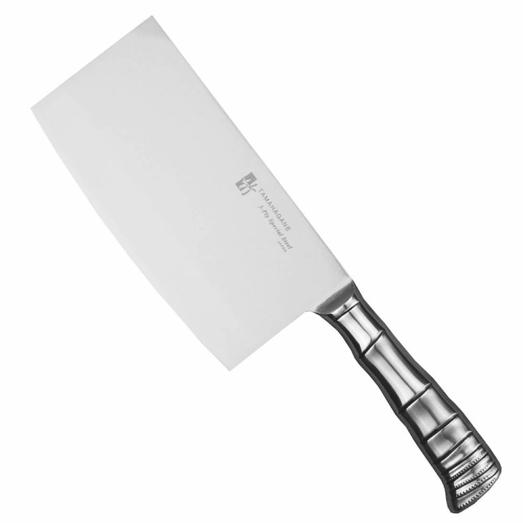 Tamahagane Bamboo VG-5 Japoński Nóż Tasak w Stylu Chińskim Do Siekania 17cm