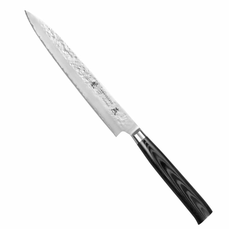 Tamahagane Tsubame Black VG-5 Japoński Nóż Kuchenny Sashimi Do Sushi 61HRC 21cm