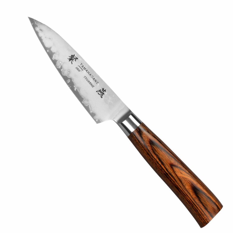 Tamahagane Tsubame Brown VG-5 Japoński Ostry Nóż Kuchenny Do Obierania 9cm