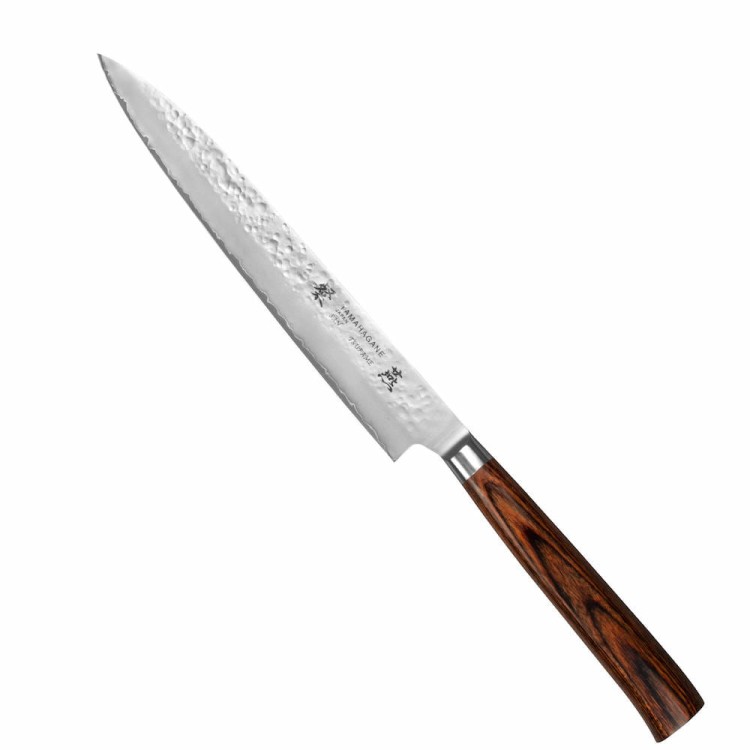 Tamahagane Tsubame Brown Nóż Sashimi 21cm