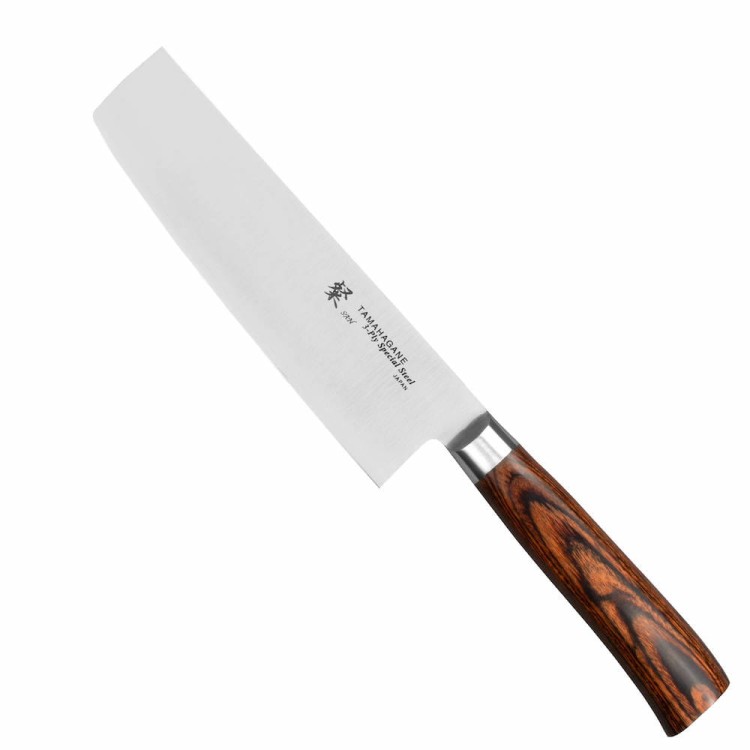 Tamahagane SAN Brown Nóż Nakiri 18cm