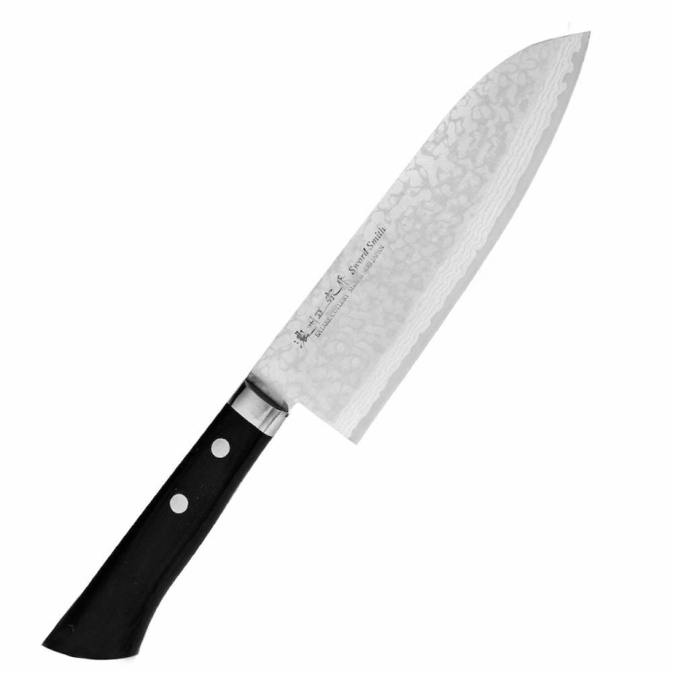 Satake Unique Sai VG-10 Japoński Nóż Kuchenny Santoku Do Warzyw 60 HRC 17cm