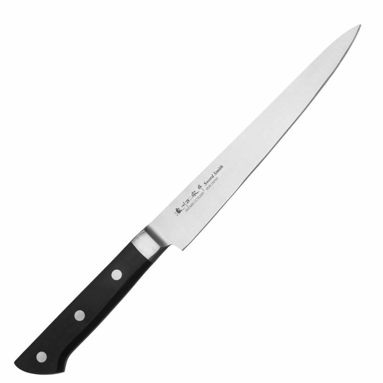 Satake Satoru Japoński Ostry Nóż Kuchenny Do Porcjowania Mięsa 56 HRC 21cm