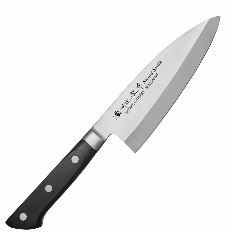 Satake Satoru Japoński Ostry Nóż Kuchenny Do Filetowania Deba 56-58HRC 16cm