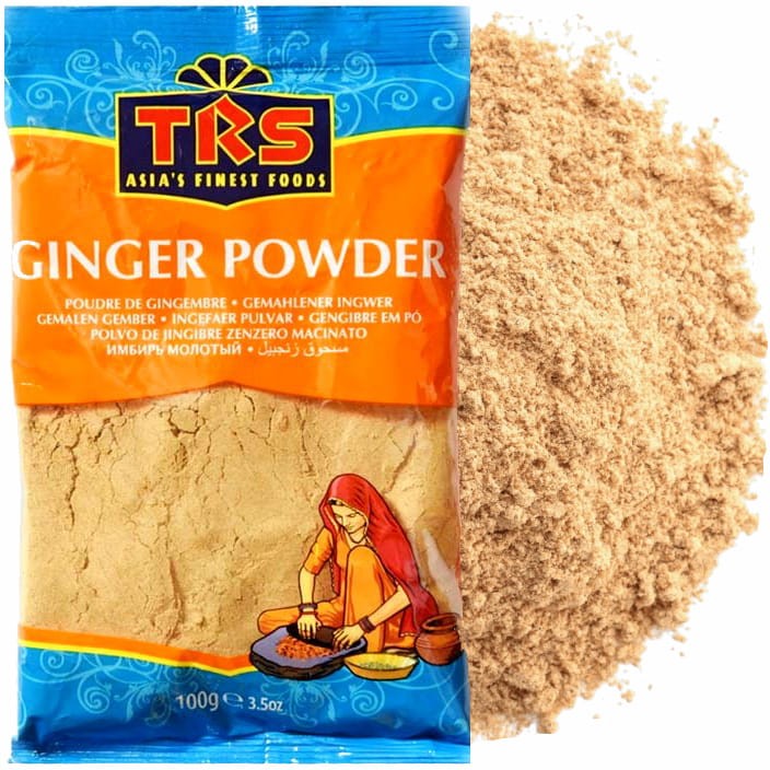 Indyjska Aromatyczna Mielona Przyprawa Imbir w Proszku Świeży i Ostry Smak 100g TRS