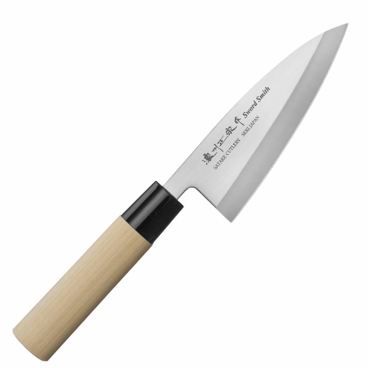 Satake S/D 420J2 Japoński Nóż Kuchenny Do Filetowania Deba 56 HRC 12cm