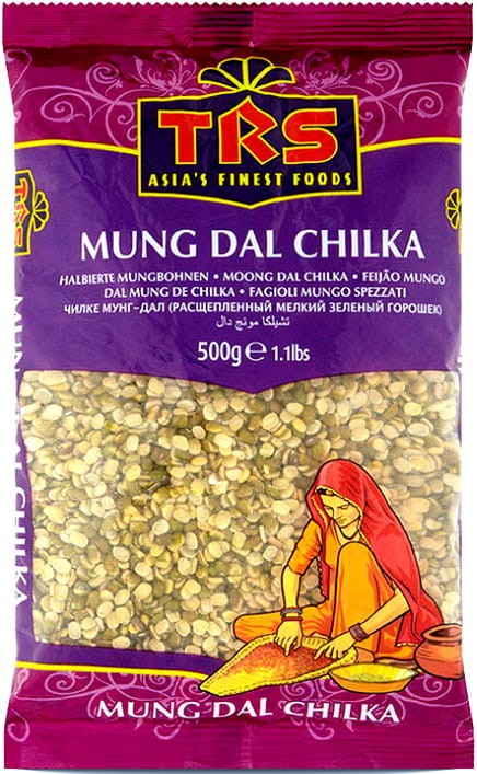 Indyjska Soczewica Fasola Mung Moong Połówki Łamana Indie 500g 0,5kg TRS