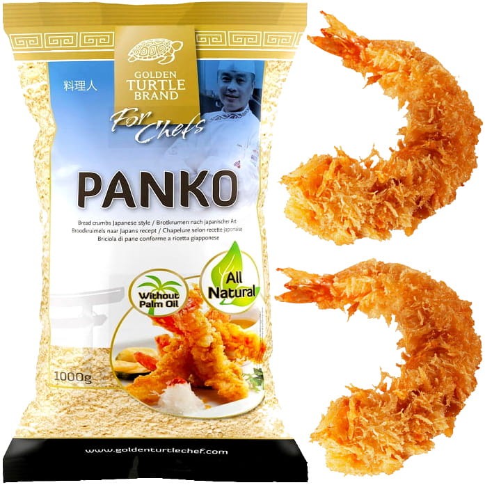 Chrupiąca Panierka Panko Do Mięsa i Krewetek Japońska Bułka Tarta 1kg 1000g GOLDEN TURTLE BRAND