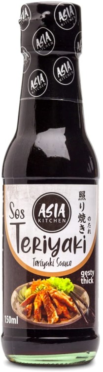 Sos Marynata Teriyaki Gęsty Sos Sojowy Do BBQ Barbecue 150ml ASIA KITCHEN