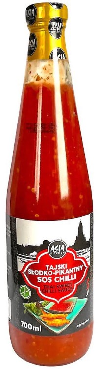 Tajski Gęsty Słodki Sos Chili Do Kurczaka Sweet Sauce 700ml ASIA KITCHEN