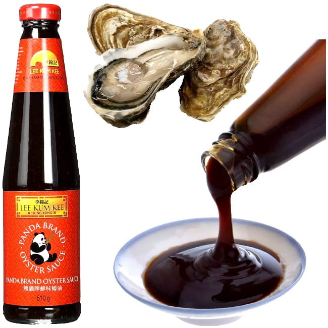 Sos Ostrygowy Oryginalny GĘSTY z OSTRYG Oyster Sauce Panda 510g LEE KUM KEE