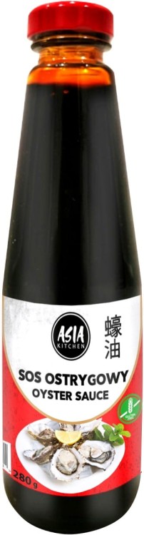 Sos Ostrygowy GĘSTY Smaczny Oryginalny Smak Oyster Sauce 280g ASIA KITCHEN