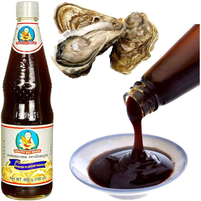 Sos Ostrygowy Oryginalny Gęsty Tajski Smak z Ostryg 700ml HEALTHY BOY BRAND